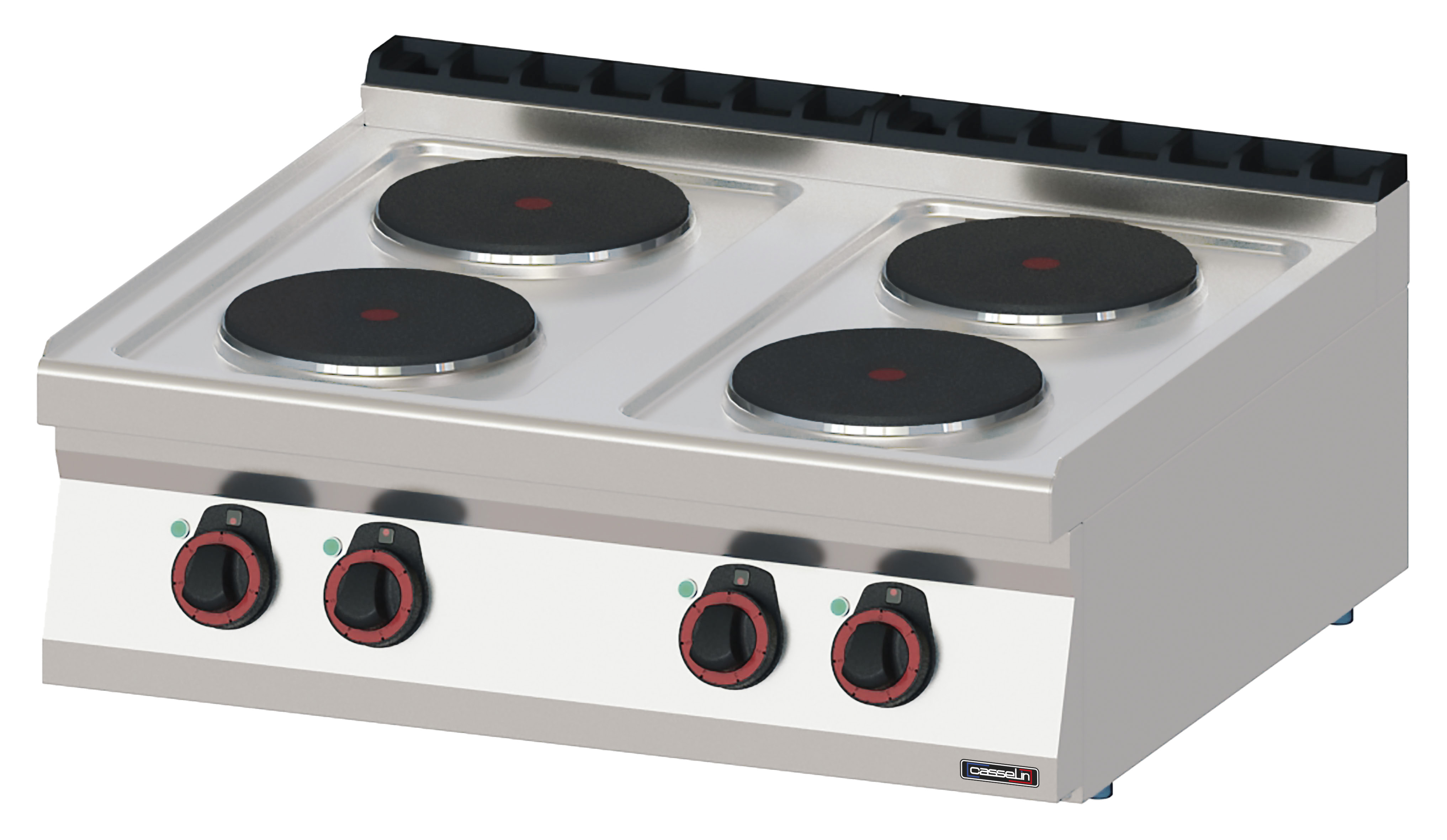 Fourneau électrique à poser 4 feux 80