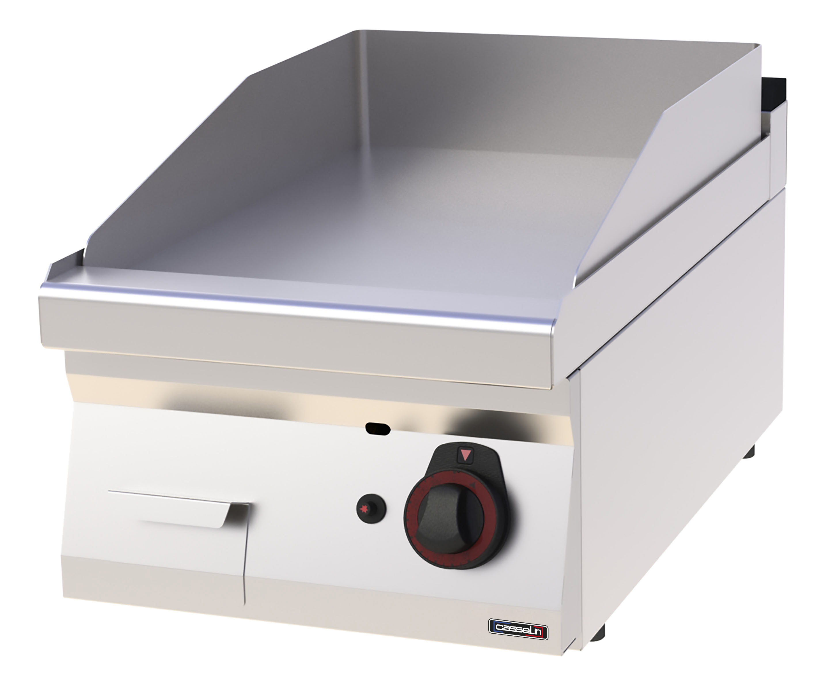 Plaque à snacker Chrome Lisse Gaz 40