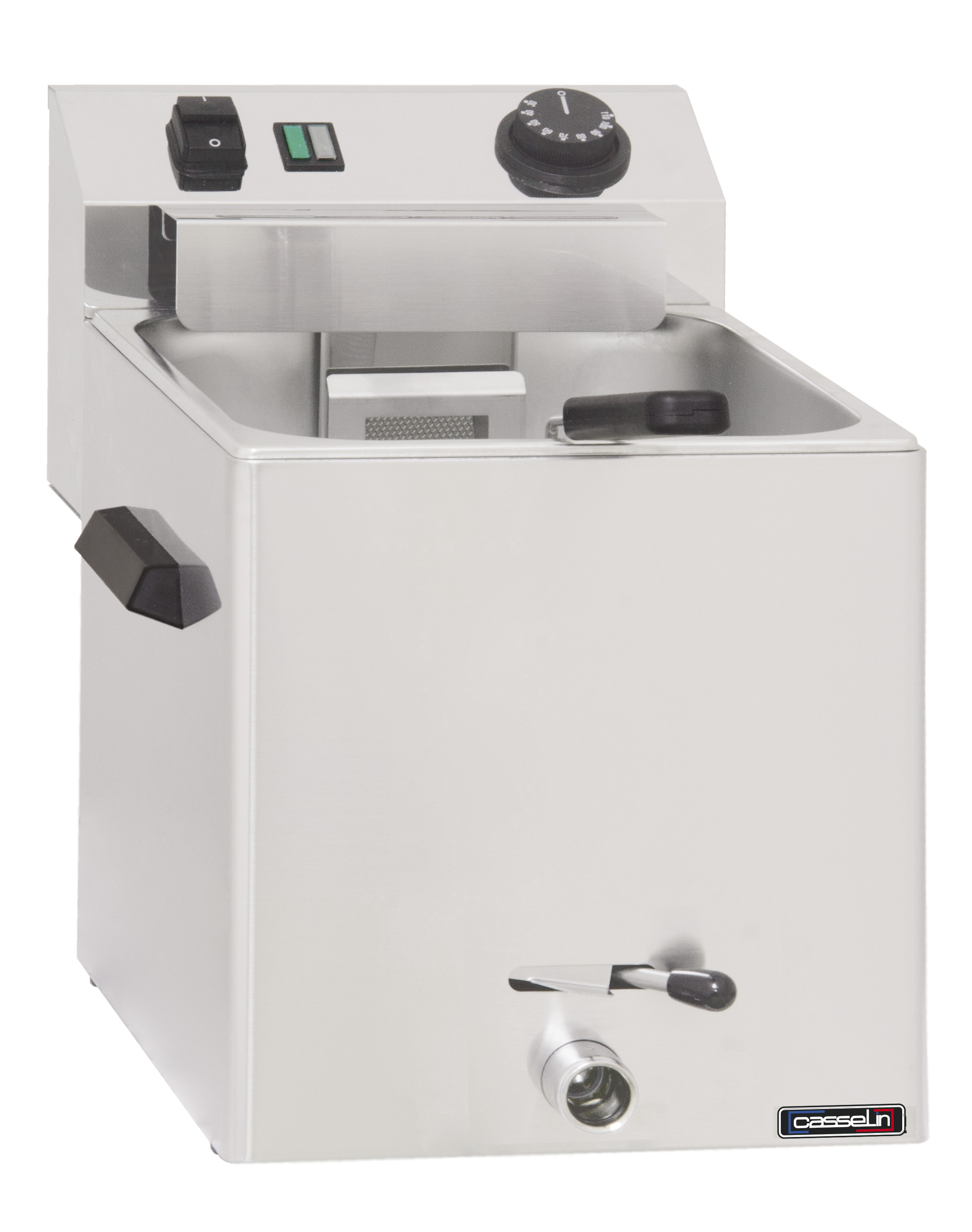 Cuiseur à pâtes électrique avec vanne de vidange - 1 panier