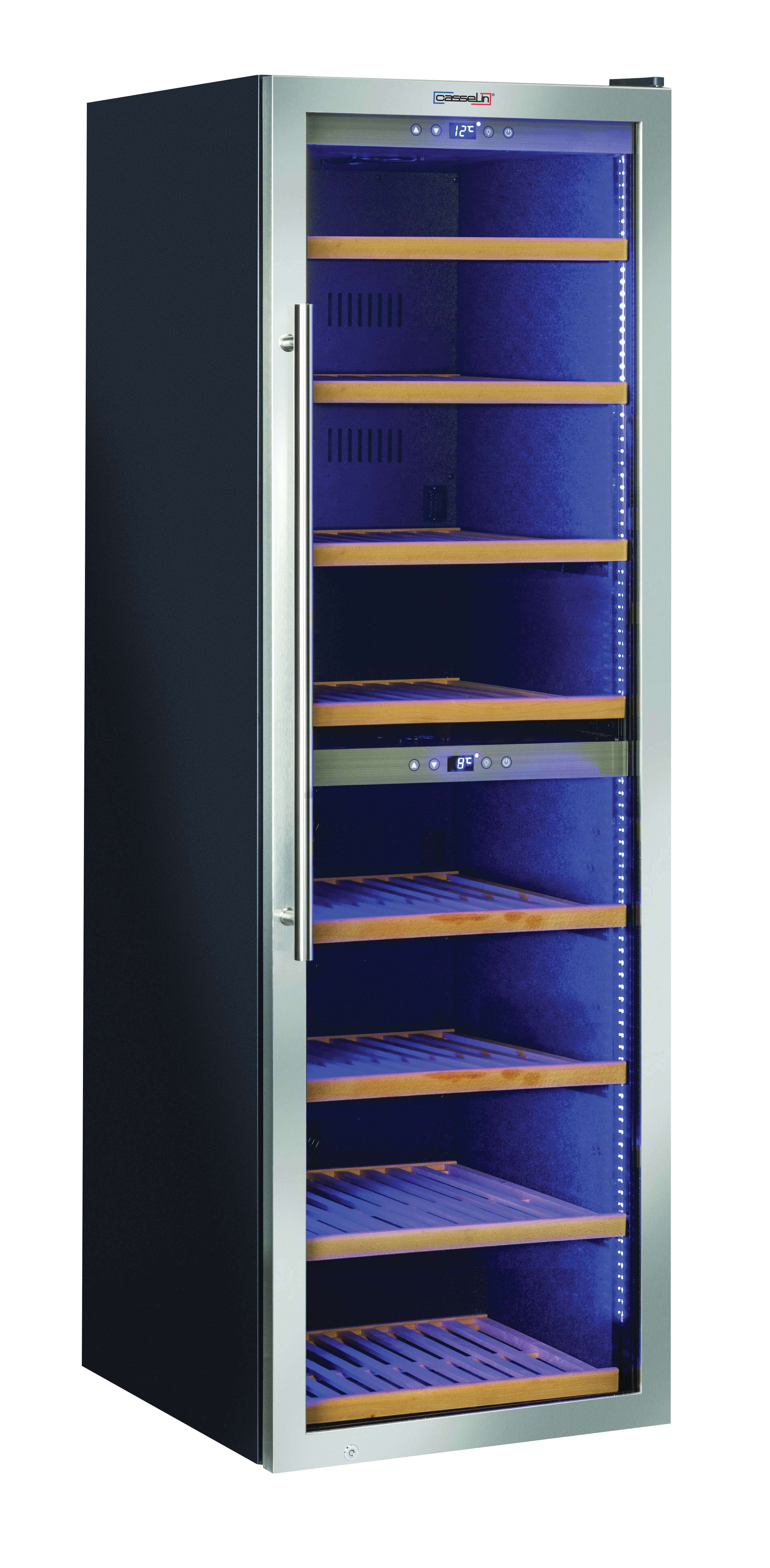 Cave à vins 163 bouteilles bi-zone