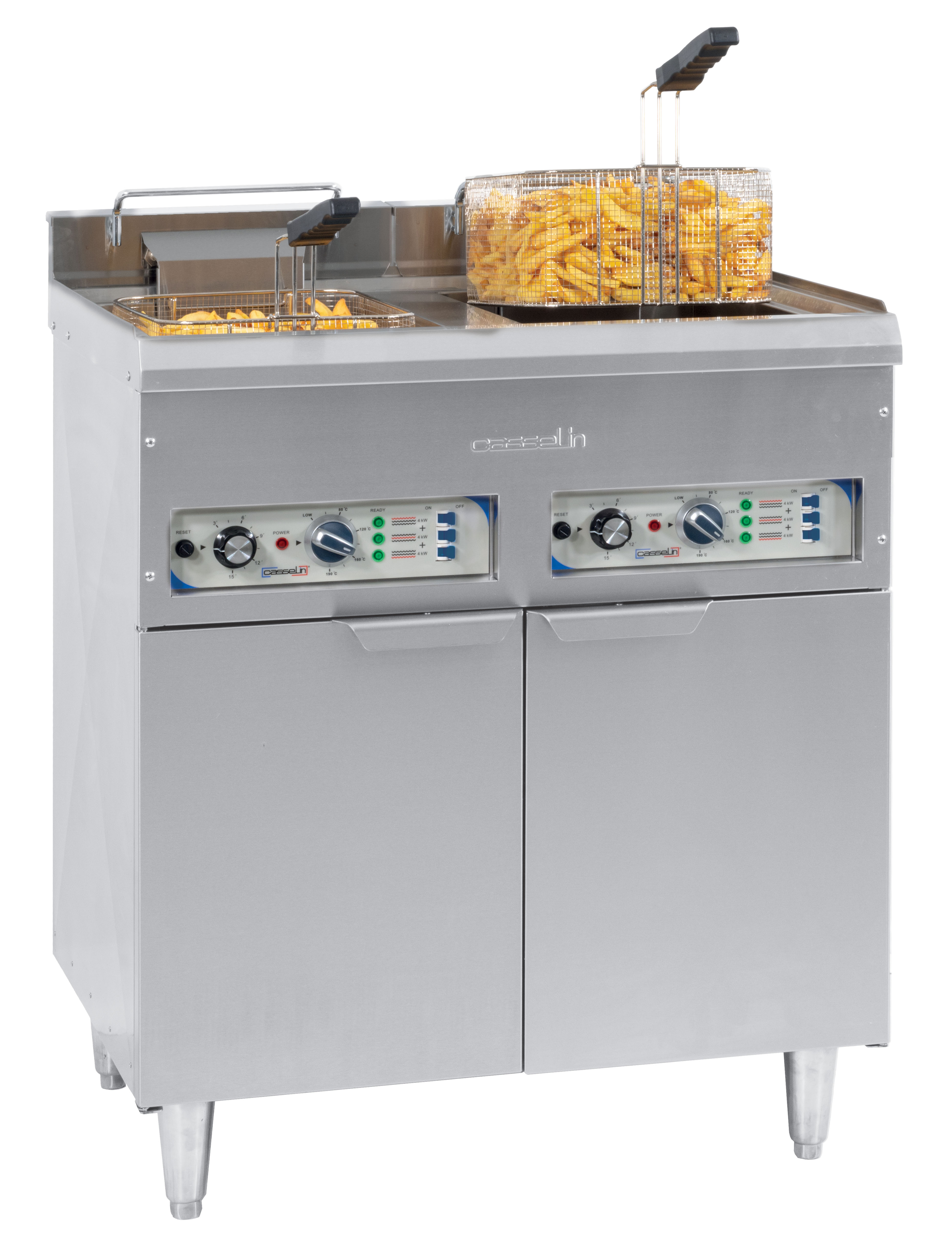 Friteuse électrique sur pieds 2 x 16 litres