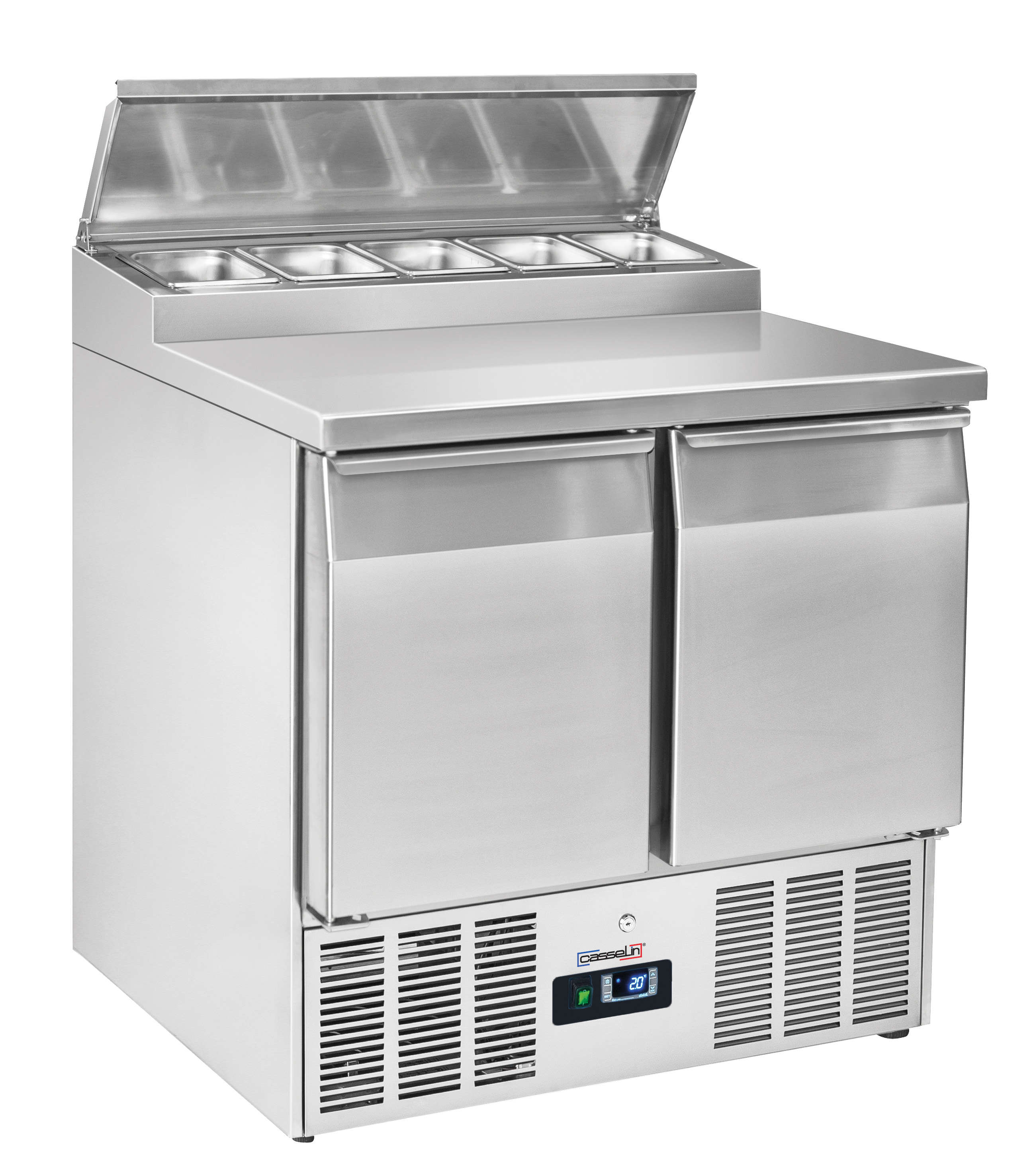 Saladette 2 portes 5 x GN 1/6